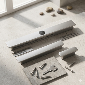 Serrure de porte intelligente Elsafore à commande tactile – Poignée de tirage en aluminium pour portes de villas et d'appartements modernes - Product Image 6