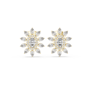 ต่างหู S925สเตอร์ลิงเงินแบบคลาสสิก VVS Moissanite สำหรับผู้หญิงต่างหูเพชรที่ปลูกในห้องทดลองแบบคลาสสิก - Product Image 5