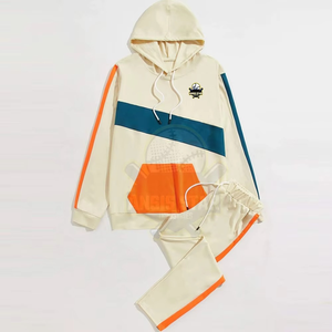 Premium Best Quality Printed Streetwear Solid Men Heavyweight Pullover Hooded Track Suit 100% Cotton Fleece <b>Sweatshirt</b> Top - Product Image 1