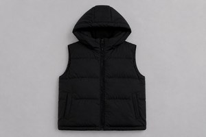Gilet matelassé unisexe tendance, léger et chaud pour l'hiver, sans manches, veste d'extérieur décontractée, bodywarmer - Product Image 4