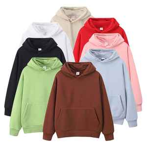 Sweat à capuche premium 1 pièce en molleton épais 500 g/m² avec impression 3D grandes lettres, coupe ample pour l'entraînement - Product Image 1