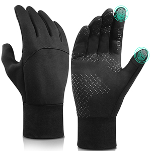Gants d'hiver haute performance, chauds, avec logo personnalisé, coupe-vent, écologiques, pour le quotidien, les sports de plein air, le cyclisme, la course à pied en hiver - Product Image 1