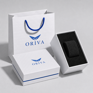 Caja de Embalaje Personalizada para Relojes Inteligentes de Lujo, Caja de Regalo de Cartón Rígido con Inserto de Esponja y Bolsa de Transporte - Product Image 5