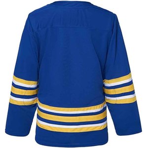 Blank Hockey Jersey Wholesale Custom Ice Hockey Uniform Sublimation Quick Dry Polyester Training Jerseys OEM Bulk - Product Image 4