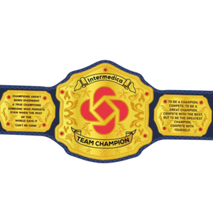 Ceinture de champion personnalisée Intermedica Team, ceinture de titre personnalisée avec un design audacieux pour les équipes et les champions d'entreprise - Product Image 5