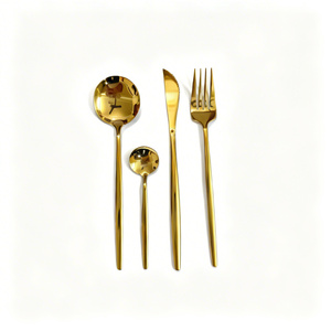 Mirror Polished Silver Stainless Steel Cutlery Set Wedding <b>Flatware</b> Custom Decorative Kitchenware Home Hotels Party Dining Decor - Product Image 5