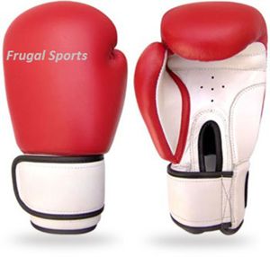 Gants de boxe en cuir, gants d'entraînement avec sangle de poignet à boucle pour la boxe, le kick-boxing, le Muay Thai et le sparring - Product Image 4