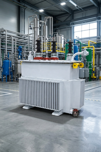 Transformador de Distribución Refrigerado por Aceite de 800 KVA, 20 KV 400V, Enfriamiento ONAN/ONAF, Bobinado de Cobre, Cambiador de Tomas Fuera de Carga, Clase A - Product Image 3