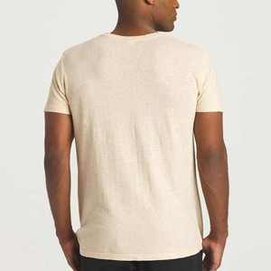 T-shirt en coton biologique épais pour homme, en jersey doux, vierge - Product Image 2