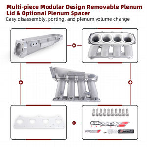 Ultra Series Street Inlaatspruitstuk voor Honda K20A/A2/A3 K24 motor inlaatspruitstuk - Product Image 5