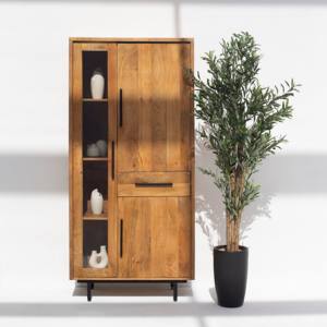 Vitrina Vandana Aureo Astra, Mueble de Almacenamiento Moderno de Madera Maciza con Diseño Minimalista - Product Image 1