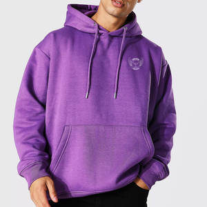 Sudadera con capucha extragrande para hombre, estilo urbano de invierno, con puños acanalados y cordón ajustable. - Product Image 1