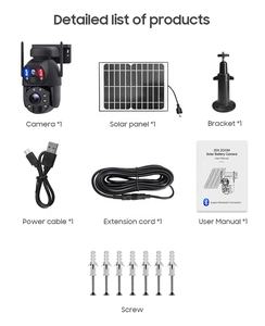 Ubox جودة عالية 8 ميجا بكسل 20x تكبير بصري في الهواء الطلق Ip66 تتبع الحركة بتقنية PTZ تعمل بالطاقة الشمسية 4k - Product Image 6