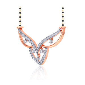 Collier pour femme en or rose plaqué, diamant de laboratoire taille brillant rond, 18 carats, certifié IGI, style luxe, bijoux de mariage - Product Image 2