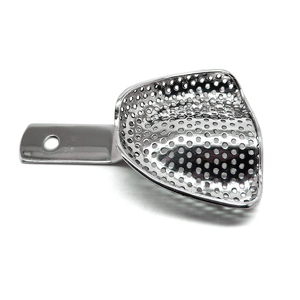 Plateaux et récipients d'empreinte dentaire pour dents supérieures et inférieures, en acier inoxydable allemand, manuels, certifiés CE, équipement dentaire - Product Image 2