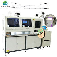 Mesin Crimping Terminal Kawat Otomatis Dua Kepala dan Mesin Pemasang Selang Susut Panas dengan Printer Inkjet Markem-Imaje