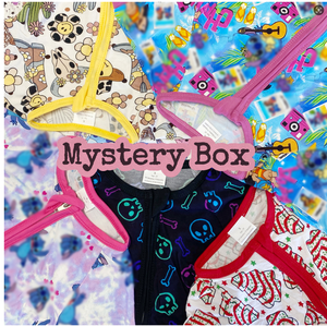 Auf Lager Verschiedene Bedruckte Bambus-Baby-Pyjamas Bekannte Marke Baby-Bambus-Strampler Mystery Box Reißverschluss Unisex Schlafanzug - Product Image 4