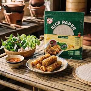 Vietnamese Rice <b>Paper</b> for Fried Spring <b>Rolls</b> – Direct Factory Price, FSSC, HALAL, ISO, HACCP Certified, Export Markets - Product Image 1