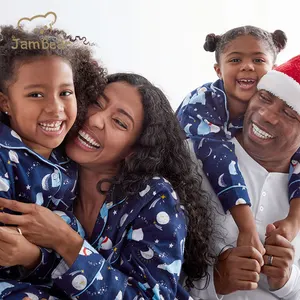 Pyjamas pour chien de famille 100% coton biologique, pyjamas de famille assortis de Noël Pyjamas de famille assortis Pyjamas pour animaux de compagnie et propriétaires