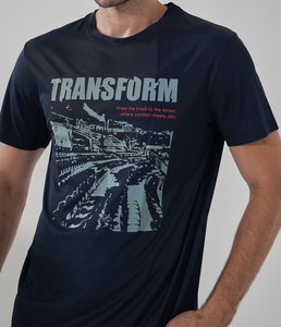 เสื้อยืดคอตตอนพรีเมียมผู้ชาย ทรงปกติ เนื้อผ้านุ่ม ระบายอากาศดี คอกลม สวมใส่สบาย เหมาะสำหรับฤดูร้อน ใส่ได้ทุกวัน สไตล์สตรีทแวร์ สำหรับขายปลีก - Product Image 4
