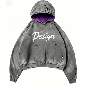 Sudaderas con Estilo Casual para Mujer, Ropa Urbana de Primera Calidad, Antiarrugas y Duraderas, Sudaderas con Efecto Desgastado - Product Image 1