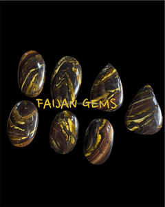 Cabujón de piedras preciosas sueltas de tigre de hierro rojo Natural, forma de mezcla pulida, cabujón de cristal de todos los tamaños para hacer colgantes de joyería - Product Image 2