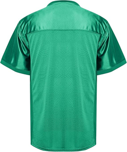 Custom Men's American Retro Football Jersey 100% Polyester Breathable Short Sleeve Uniform - Product Image 3