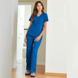 High Quality Custom Medical <b>Scrubs</b> Set Unisex Hospital Uniforms Cotton Blends Jersey <b>Surgical</b> Tops Wholesale - Product Image 1