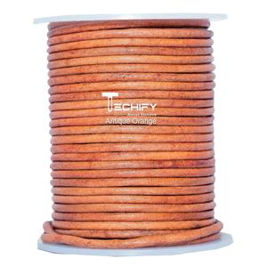 Cordon en cuir Durable de haute qualité pour les projets d'artisanat de bricolage Fabrication de bijoux Colliers Bracelets et accessoires - Product Image 3