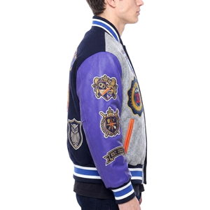 High Quality ODM OEM Customized Wool Varsity <b>Jacket</b> <b>For</b> <b>Men</b> Chenille Patchwork Custom Embroidered <b>Baseball</b> <b>Jacket</b> - Product Image 6