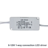8-120W  Non-isolated  Driver Plastik  Driver LED Adaptor Harga Terbaik Kualitas Tinggi Catu Daya Transformator Elektronik