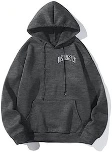 Sudadera con Capucha Gráfica para Hombre, Estilo Urbano Hip Hop, Manga Larga, Bolsillo Canguro - Product Image 2