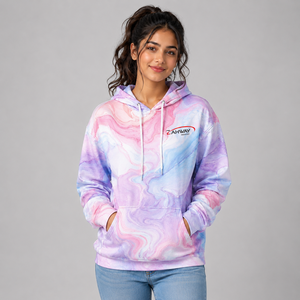 Sweat à capuche sublimé pour femme, tissu durable, respirant, coupe confortable, vêtement décontracté, sweat à capuche personnalisé pour femme de haute qualité - Product Image 1