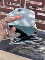 Dompet koin kulit asli untuk kulit sapi, dompet koin kulit asli, dompet Mini modis, dompet hadiah untuk kulit sapi