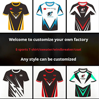 Jersey Deportivo Profesional Reversible, Ecológico, Transpirable, de Secado Rápido, 100% Poliéster, Unisex, para Deportes Electrónicos, Personalizable de Alta Calidad