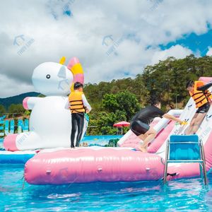 Modelo Unicornio, Impresión UV, Bomba de Aire Eléctrica Vietnamita, Globo para Actividades al Aire Libre, Playa, Diseños Diversos, Alimentación por Enchufe, Duradero - Product Image 4