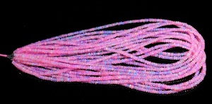Perles rondes en opale rose éthiopienne naturelle en gros, lisses, simples, pierres précieuses en vrac au prix d'usine - Product Image 2