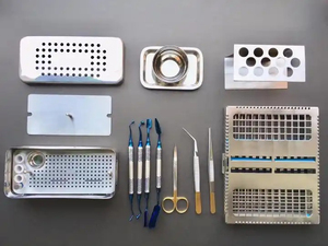 Kit d'instruments dentaires pour implants PRF, ensemble d'outils chirurgicaux réutilisables, instruments manuels en acier inoxydable pour ponts osseux - Product Image 4
