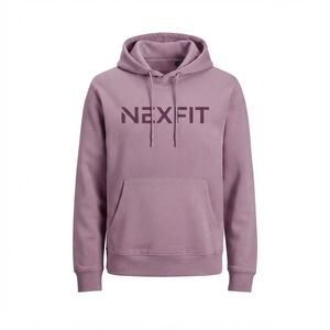 Plain Athletic <b>Men</b> Hooded <b>Top</b> Premium Casual <b>Long</b> <b>Sleeve</b> Sweatshirt Custom Street Fashion Wholesale Supplier Front Pocket OEM - Product Image 1