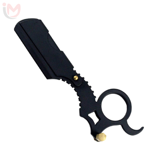 Navaja de Seguridad Profesional de Acero Inoxidable para Barbería con Logotipo Personalizado para Afeitar la Cara y la Barba de los Hombres - Product Image 5