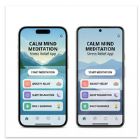 Aplicación RoyalCraft Enterprise para el Alivio del Estrés, Calma la Mente, Meditación, Ejercicios de Respiración, Terapia de Relajación para IOS, Linux y Mac