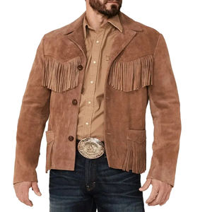 Blouson Cowboy en Gros Nouveau Design Qualité Supérieure Vêtements Western Haut de Gamme Enduits Longs et Tendance les Plus Vendus - Product Image 1