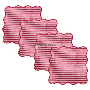 51cmsx51cms Festive & Party Scallop Napkins Decoration Hotel Restaurant Use Wholesale High Quality <b>Wood</b> <b>Block</b> Print Colored - Product Image 1