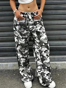 Pantalon Camouflage Homme Personnalisé en Polyester avec Braguette Zippée Coupe Large Style Urbain – Service OEM – Vente en Gros - Product Image 6
