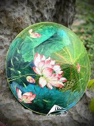 LISTO PARA ENVIAR Sombrero Non La Vietnamita Hecho a Mano al por Mayor |   Sombrero Cónico de Pintura Acrílica Impermeable para Tiendas de Recuerdos - Product Image 1