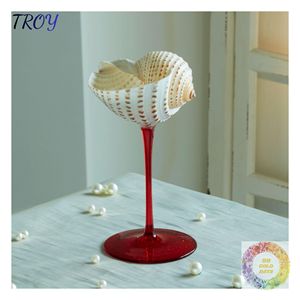 Concha marina natural decorativa de vidrio, recuerdo para tiendas de regalos de viaje, complejos turísticos de playa y colecciones de regalos con temática oceánica. Taza de concha marina. - Product Image 5