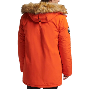 New Arrivals Men's High Quality Solid Casual Hooded Parka Jacket <b>Waterproof</b> Winter <b>Padded</b> Long <b>Coat</b> Quick Dry Breathable - Product Image 3