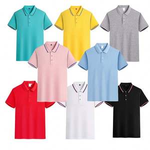 Camisetas Polo de Manga Corta de Alta Calidad, 100% Algodón, 200 Gsm, Casuales, con Logotipo Personalizado, Lisas, para Hombre - Product Image 4