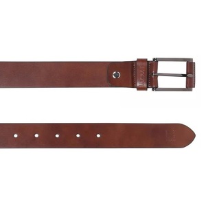 Cinturón Casual de Cuero Genuino para Hombre, Color Marrón, para Jeans, con Hebilla de Aleación Elegante, Tallas Personalizadas Disponibles - Product Image 6