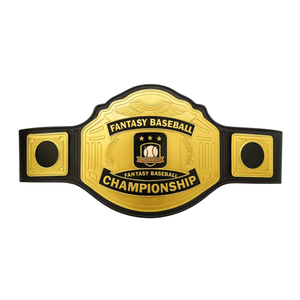 Ceinture de championnat de baseball fantastique personnalisable de qualité supérieure pour ligue de fantasy – Design haut de gamme - Product Image 1